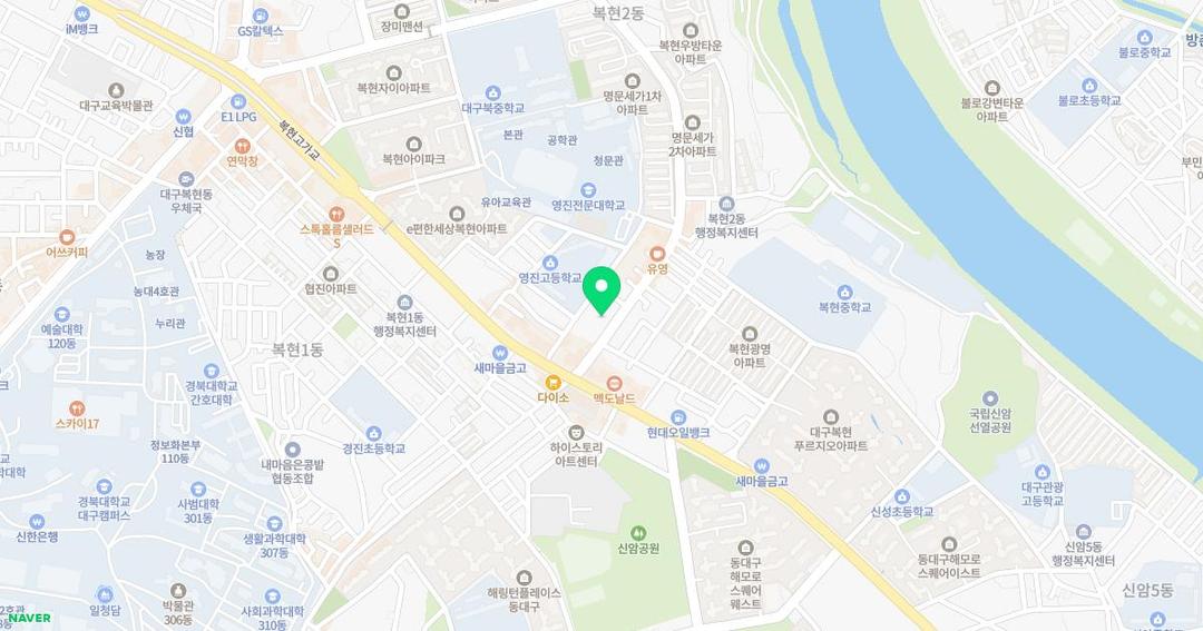 경전유치원 위치 지도