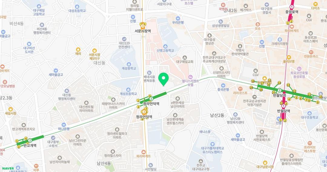 원만사유치원 위치 지도