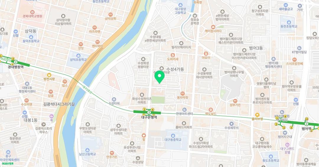 코오롱아인슈타인유치원 위치 지도