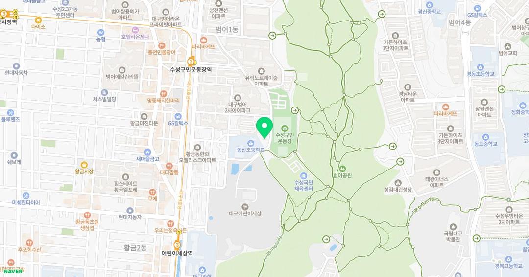 금강숲유치원 위치 지도