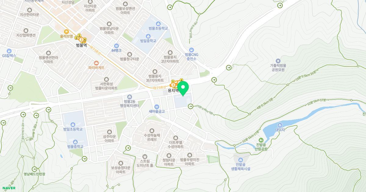 대구복명초등학교병설유치원 위치 지도