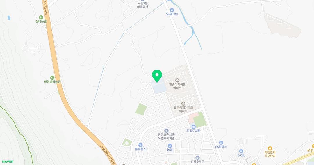 대전교촌초등학교병설유치원 위치 지도