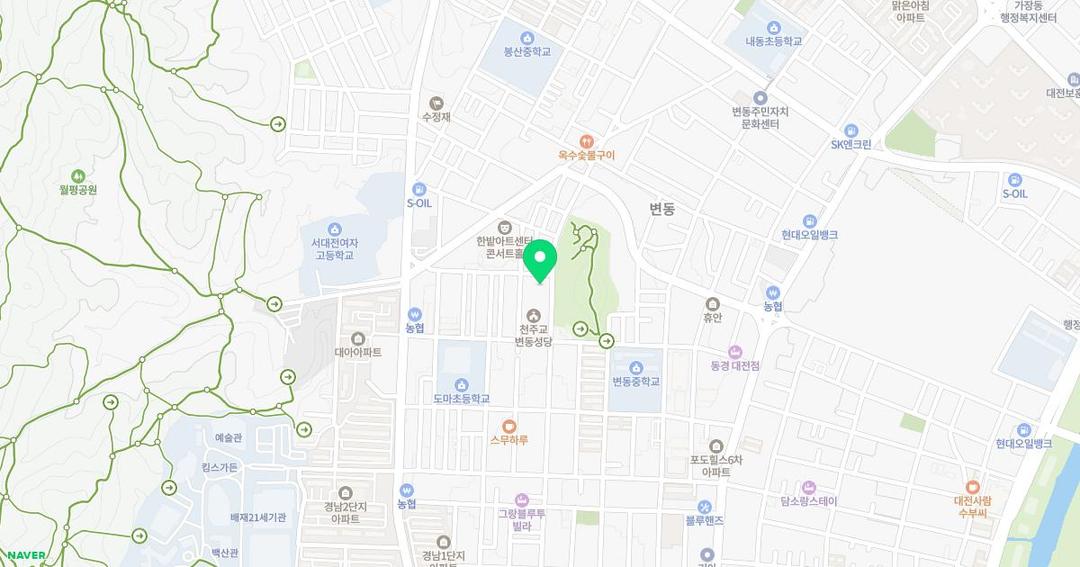 피피쿠스유치원 위치 지도