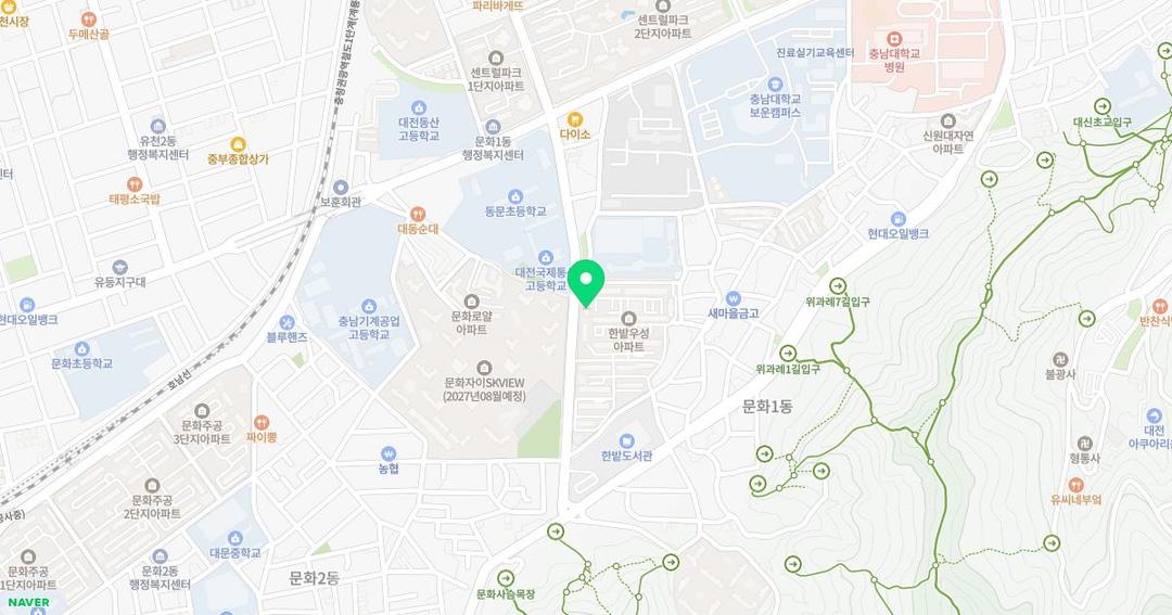 열린유치원 위치 지도