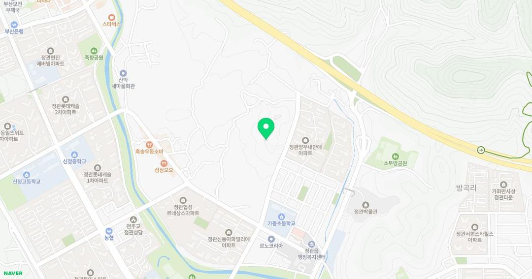 정관무지개유치원 위치 지도