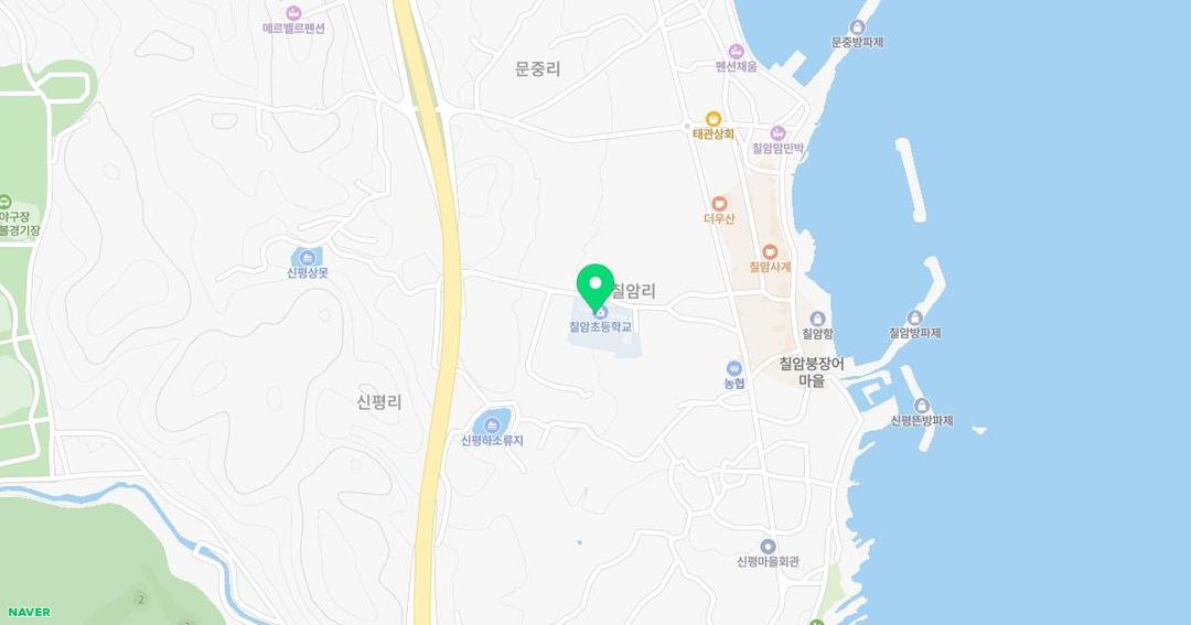 칠암초등학교병설유치원 위치 지도