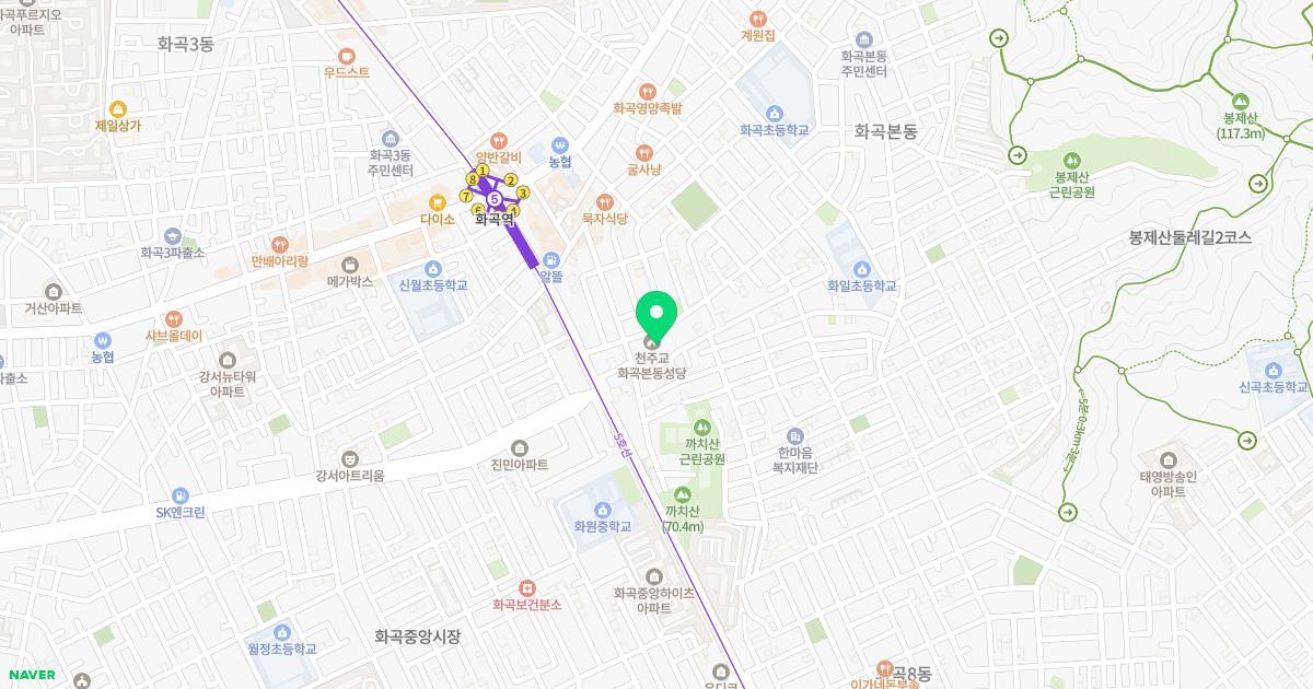 선미유치원 위치 지도