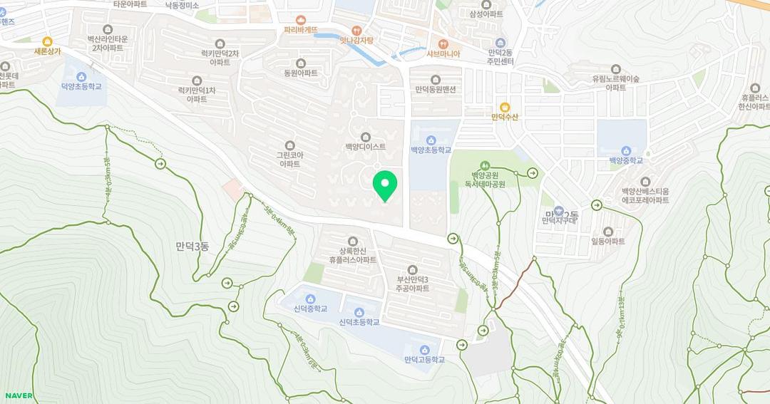 사랑나무유치원 위치 지도