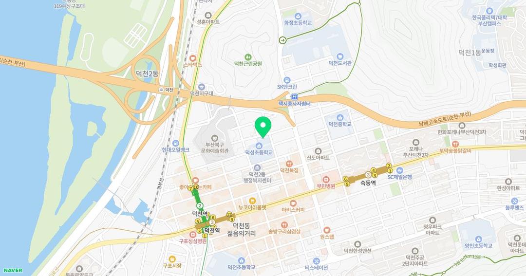 덕성초등학교병설유치원 위치 지도