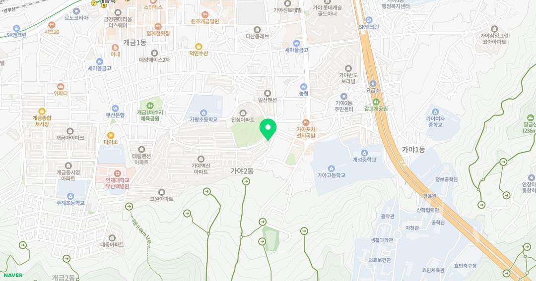 벽산유치원 위치 지도