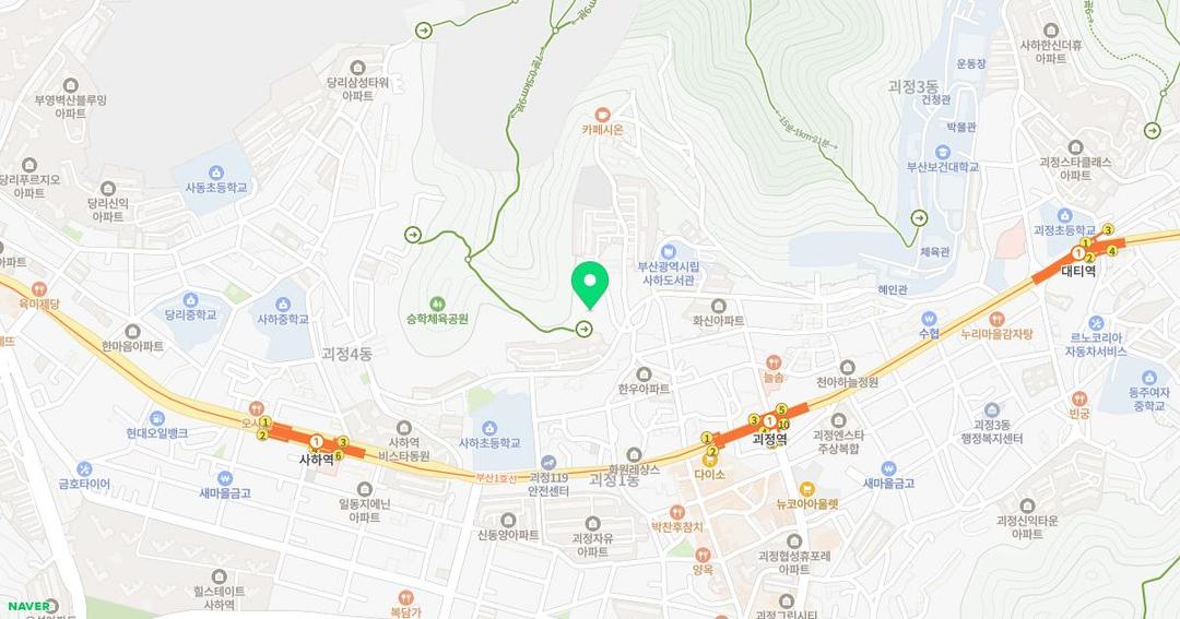햇빛유치원 위치 지도