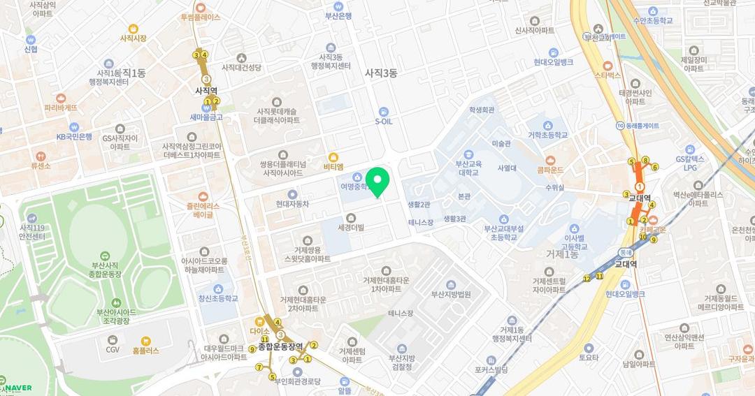 승원유치원 위치 지도