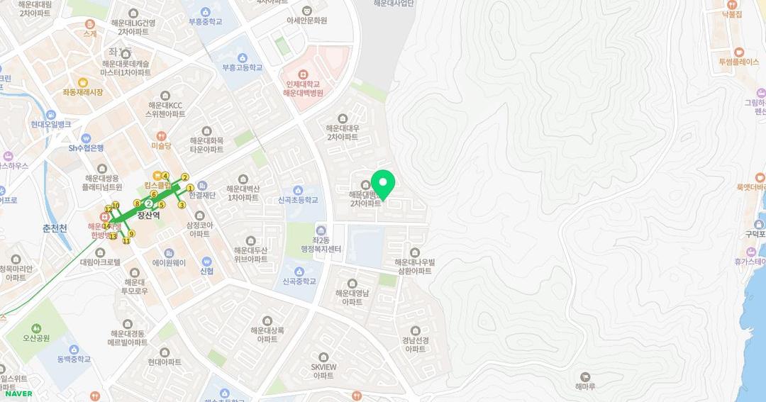 왕자와공주유치원 위치 지도