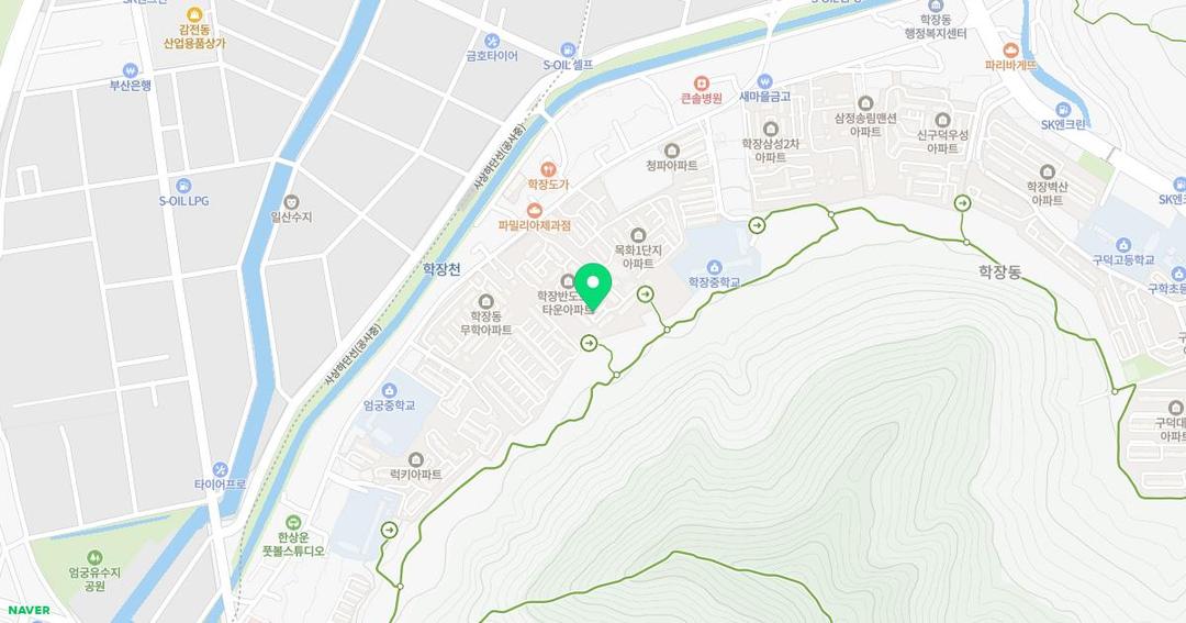 반도보라유치원 위치 지도