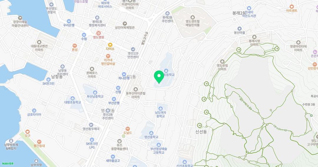 영일유치원 위치 지도