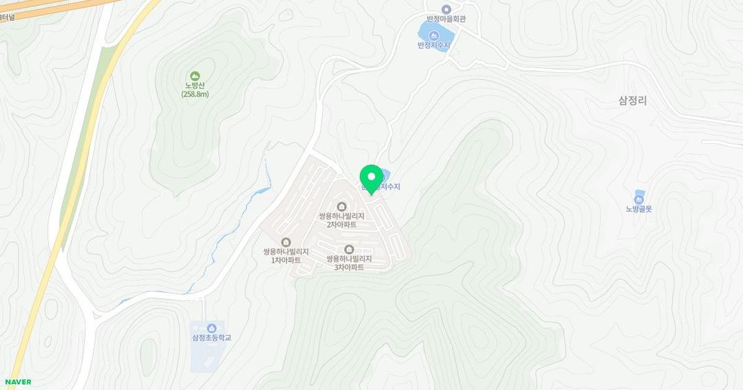 꿈밭유치원 위치 지도