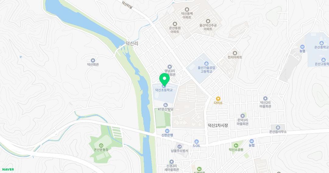 덕신초등학교병설유치원 위치 지도