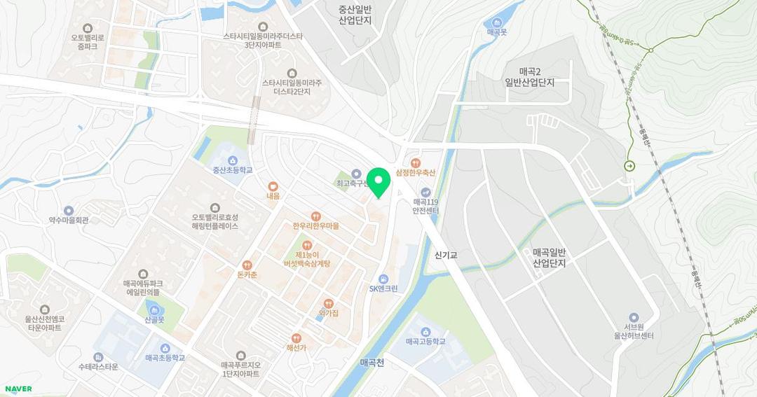 꿈동산유치원 위치 지도