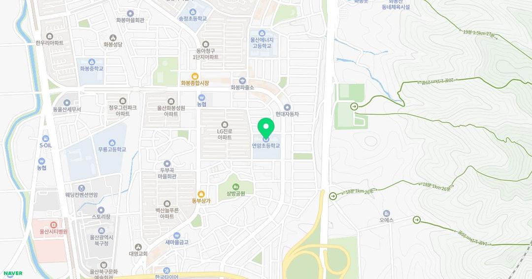 연암초등학교병설유치원 위치 지도