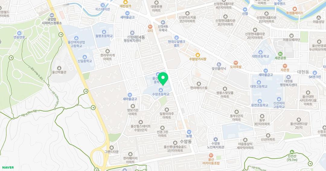 수암초등학교병설유치원 위치 지도