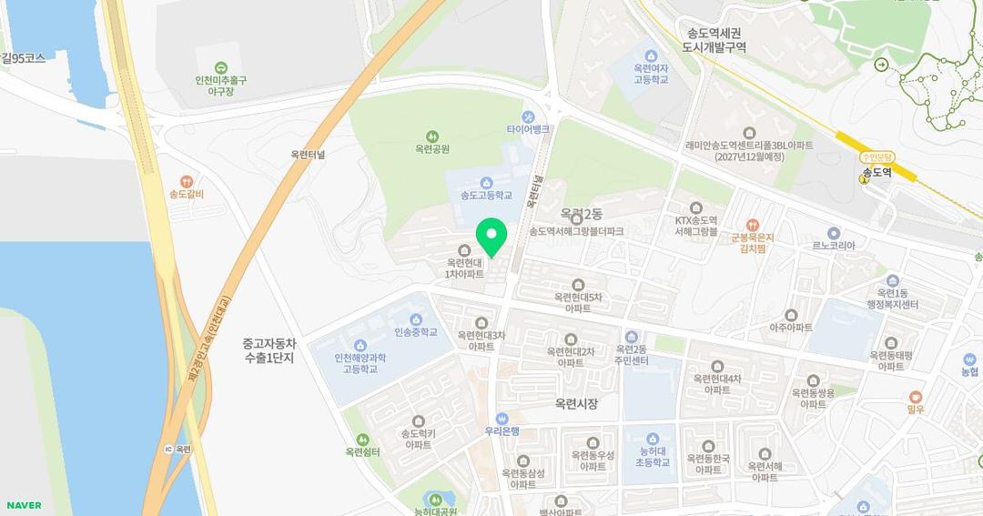 바다의별유치원 위치 지도