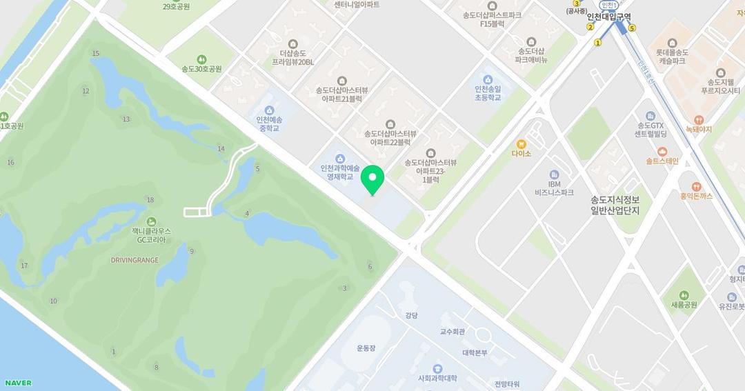 인천예송유치원 위치 지도