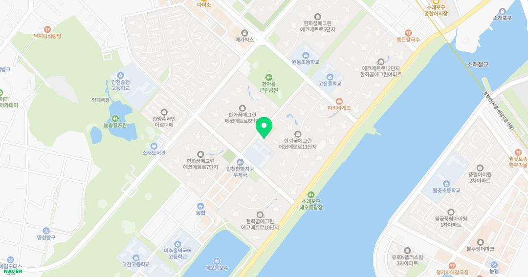 프라임예지유치원 위치 지도