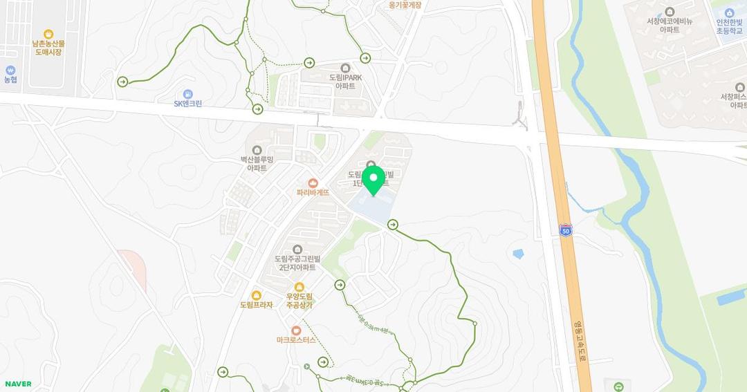 인천도림초등학교병설유치원 위치 지도