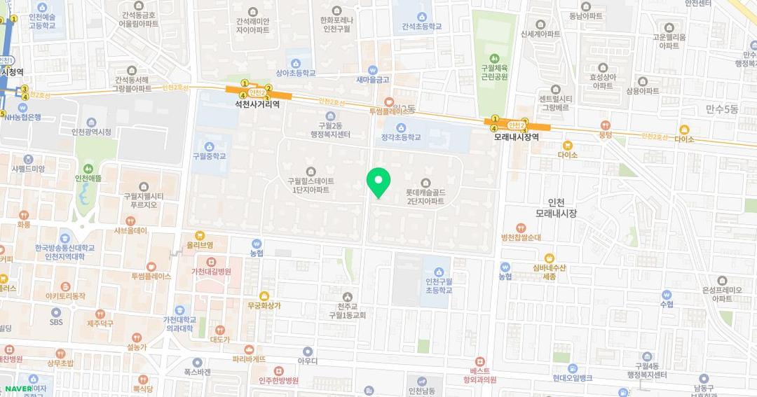 새예지유치원 위치 지도