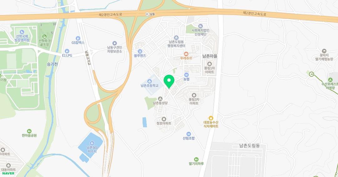 해와달유치원 위치 지도