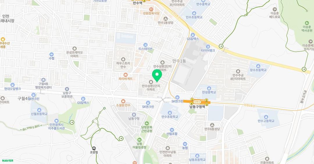 조은유치원 위치 지도