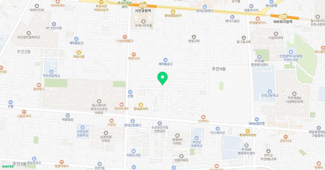 하늘유치원 위치 지도