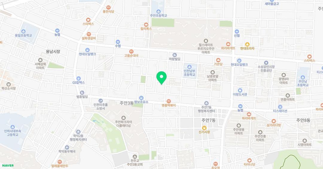 동원유치원 위치 지도