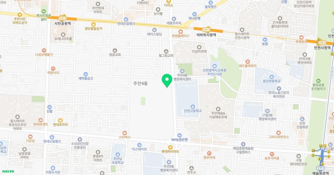 소라유치원 위치 지도