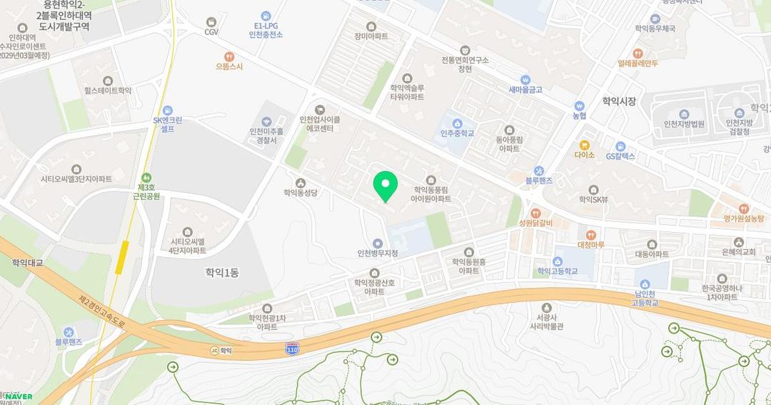 반디유치원 위치 지도