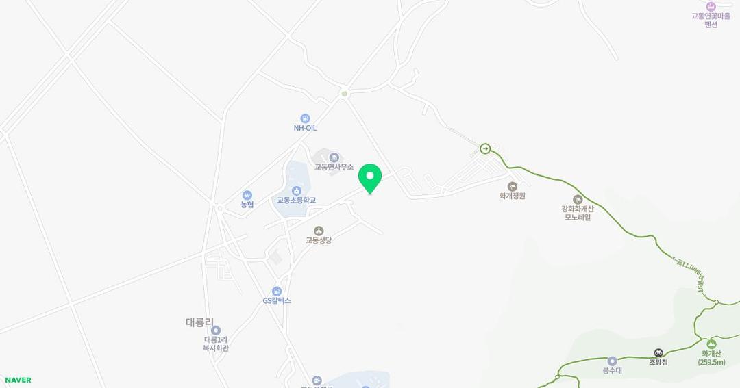 교동초등학교병설유치원 위치 지도