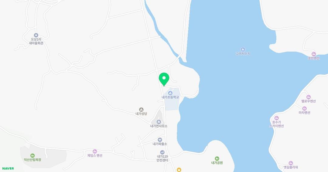 내가초등학교병설유치원 위치 지도