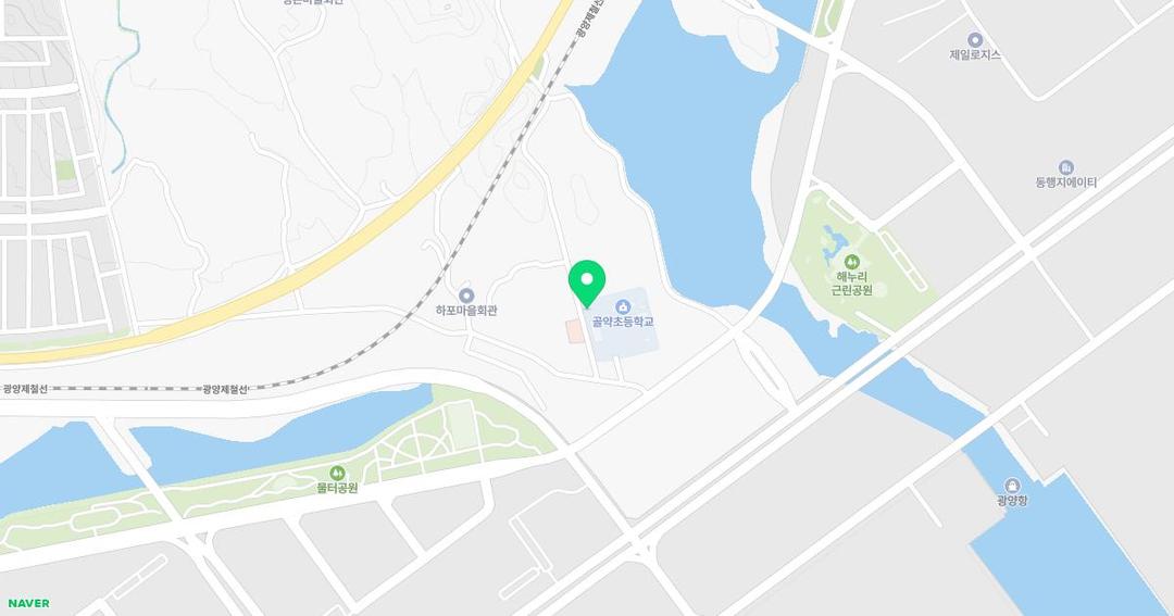 골약초등학교병설유치원 위치 지도