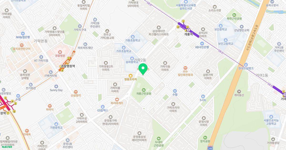 제일무궁화유치원 위치 지도