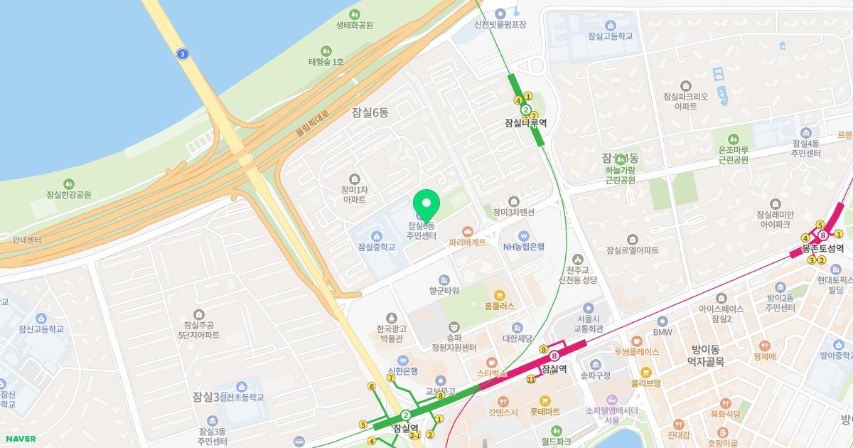 장미유치원 위치 지도