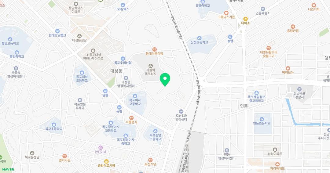 성심유치원 위치 지도