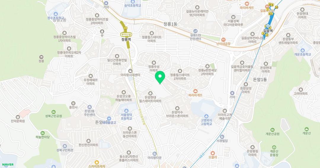 서울베네딕도유치원 위치 지도