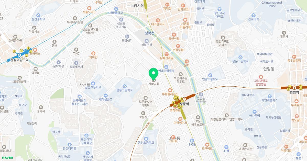 신암유치원 위치 지도