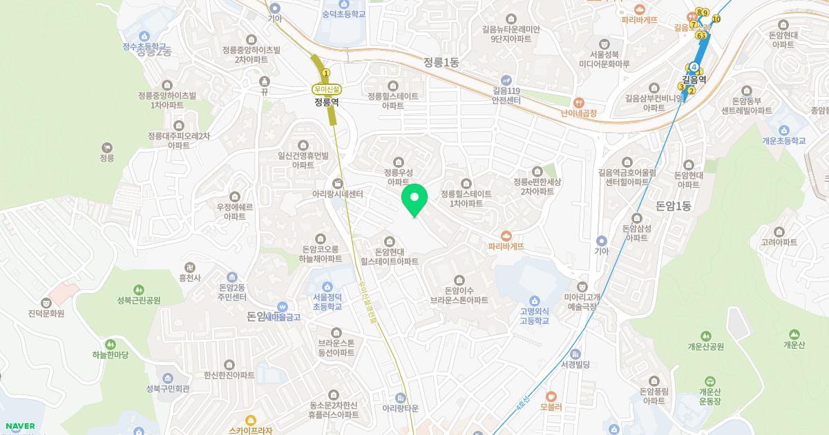 서울베네딕도유치원 위치 지도