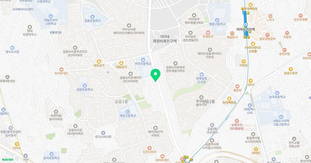나래유치원 위치 지도