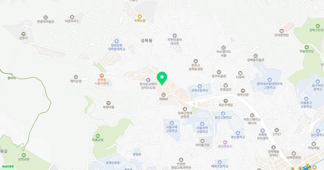 덕수유치원 위치 지도