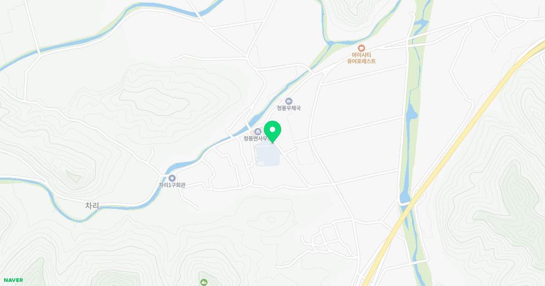 청풍초등학교병설유치원 위치 지도