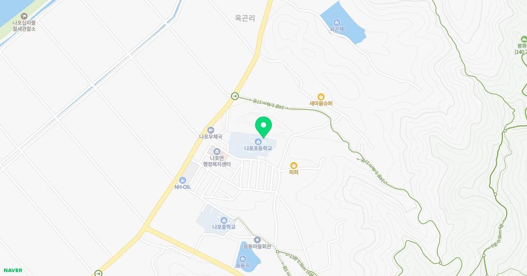 나포초등학교병설유치원 위치 지도