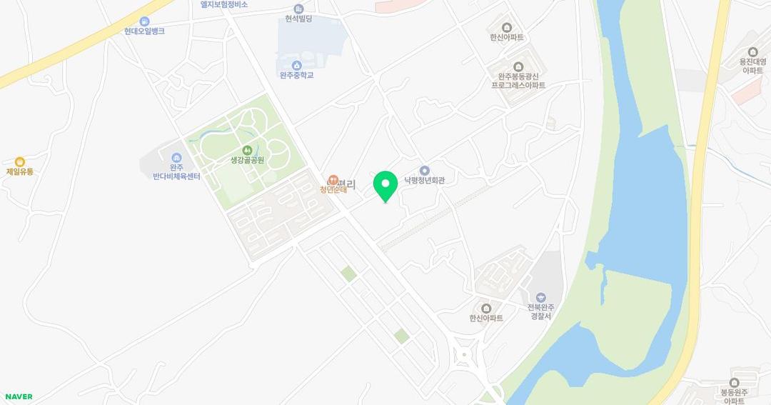 무지개재능유치원 위치 지도
