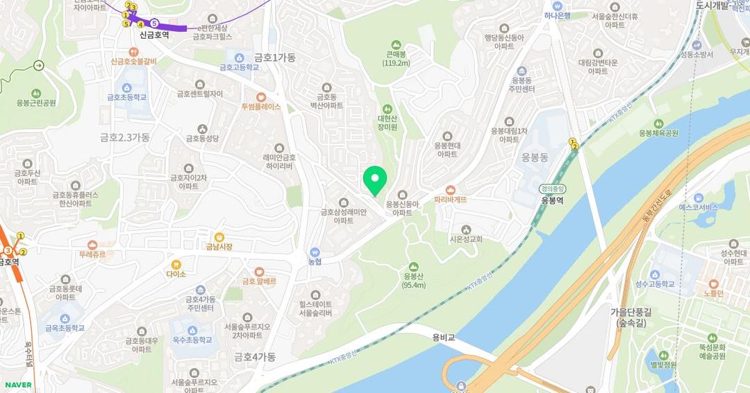 경동유치원 위치 지도